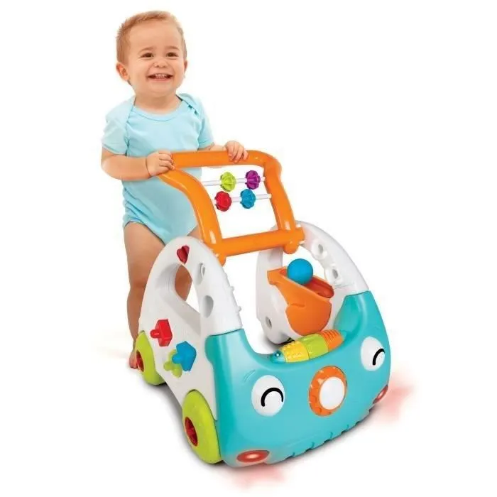 INFANTINO Mini car découverte 3 en 1 bleue-4