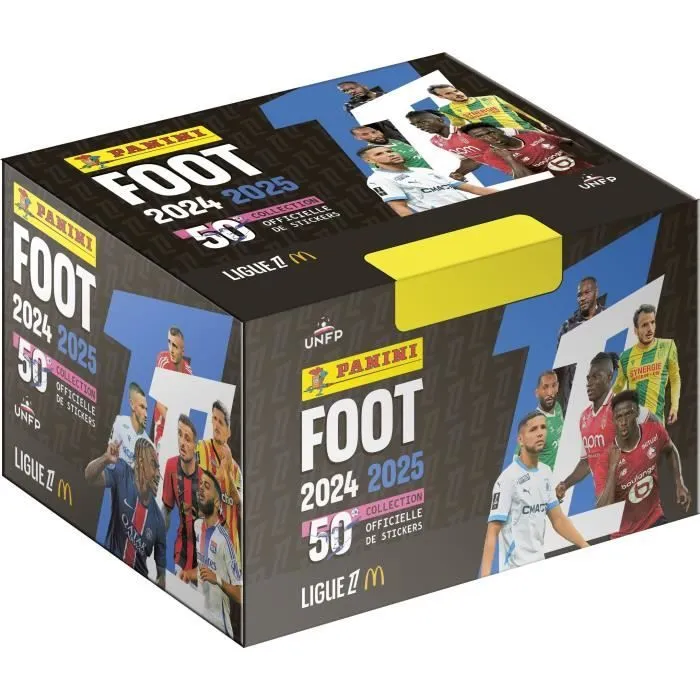 Boîte - PANINI - Foot Ligue 1 2024-2025 - McDonald's - 50 pochettes - 350 stickers-0