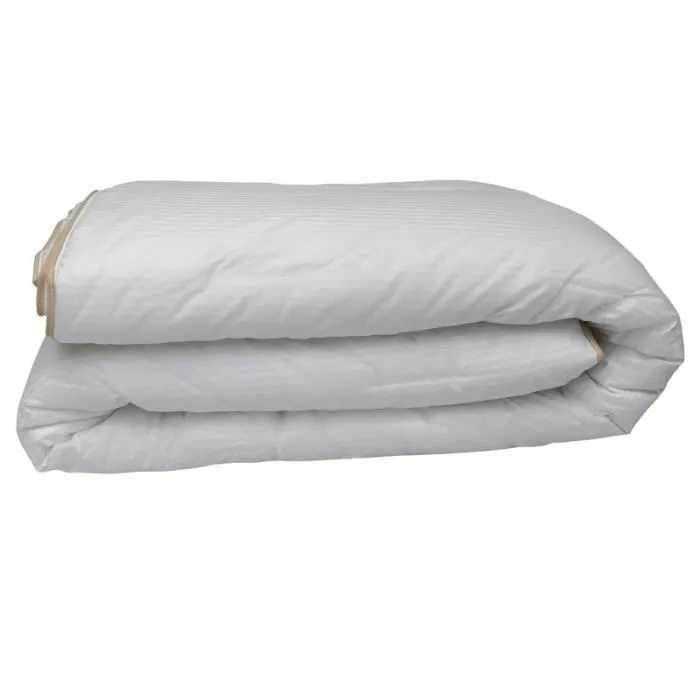 Couette "Fjord Grand Hotel" Légère Jumelable Satin de coton rayé Lestra - 200 x 200 cm pour lit en 120 cm-1