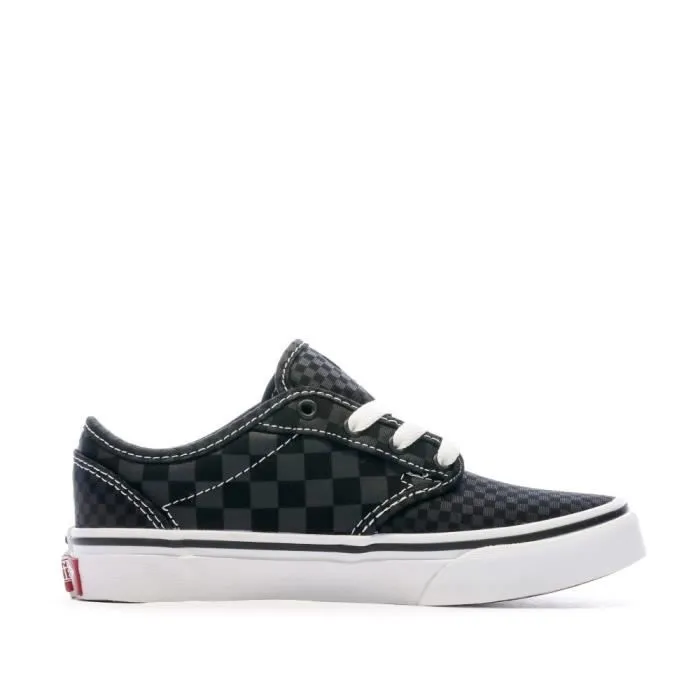 Baskets Enfant Vans Yt Atwood Tonal - Noir - Lacets - Damier-1