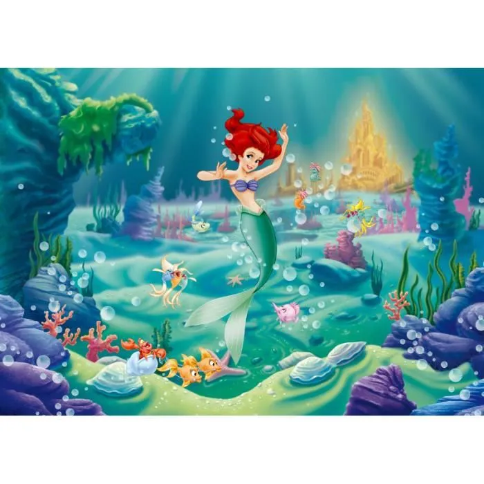 Poster XXL Disney La Petite Sirène Qualité numérique Collection 100% licence Disney Ariel : La Petite Sirène Donnez à votre enfant-0