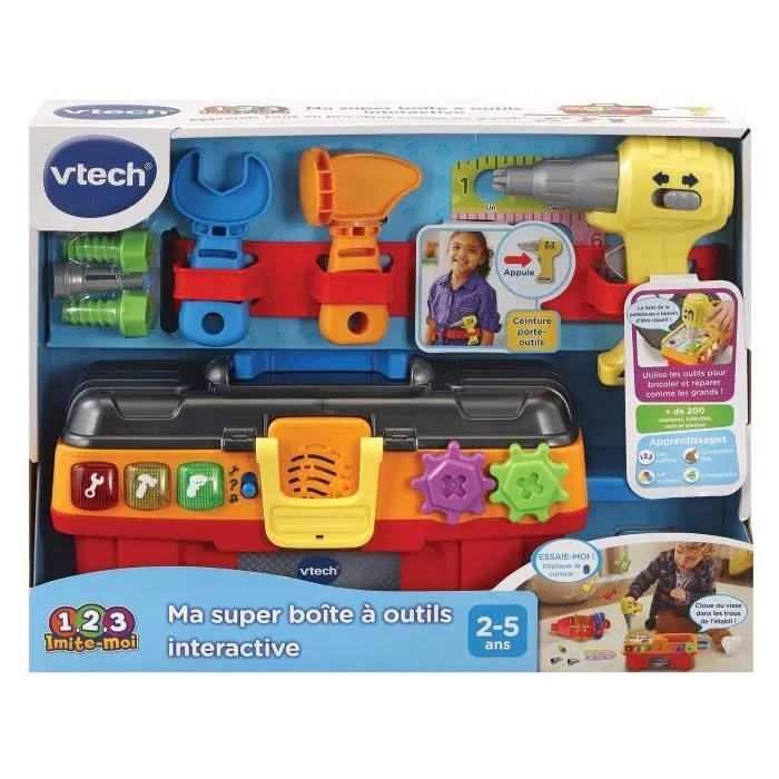 VTECH - 1,2,3 Imite-Moi - Ma Super Boite à Outils Interactive-2