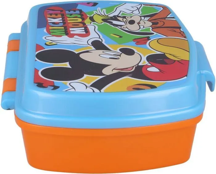 Disney boîte à lunch Mickey Mouse junior 17 x 5,6 cm bleu/orange-3
