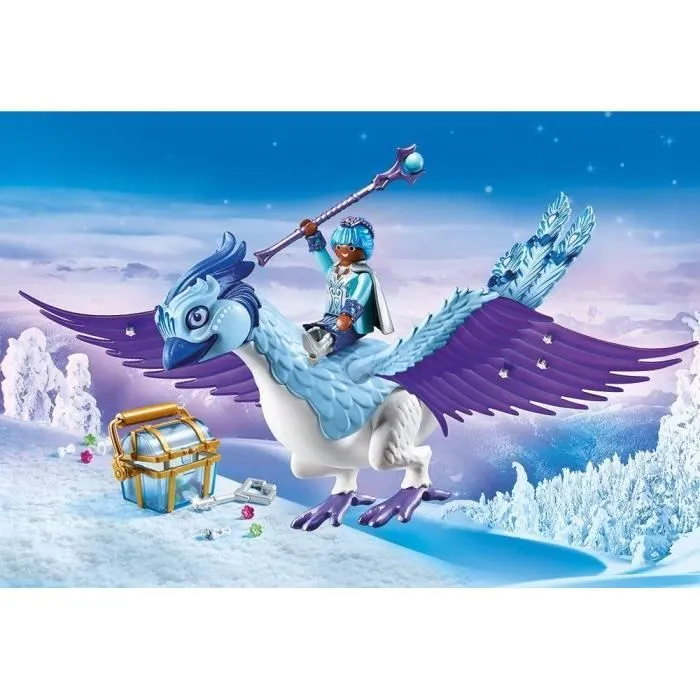 PLAYMOBIL Magic - Gardienne et Phénix royal - Pattes mobiles - 45 pièces - A partir de 4 ans-1