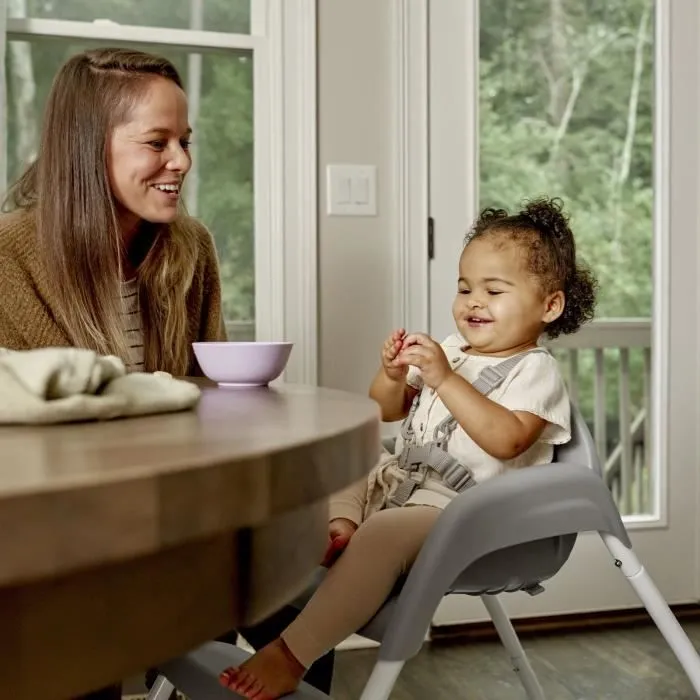 INGENUITY Chaise haute bébé Trio 3 en 1 - Convertible réhausseur - SmartClean™-1