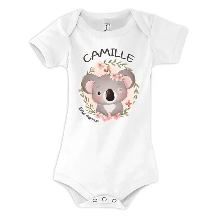 Body Camille Bébé d'amour Koala | Cadeau Naissance Bébé et Enfant-0