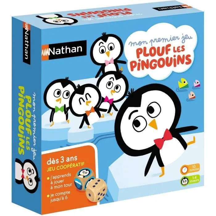 Nathan Plouf les pingouins, jeu de société-0