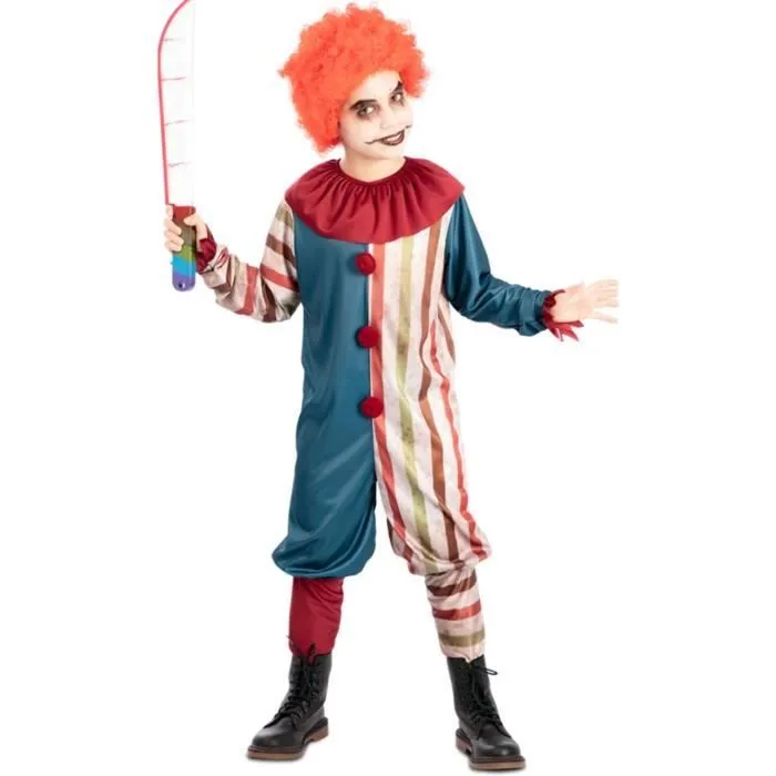 Déguisement Clown Sauvage Noir pour Enfant - EUROCARNAVALES, SA - Taille 3 ans-0