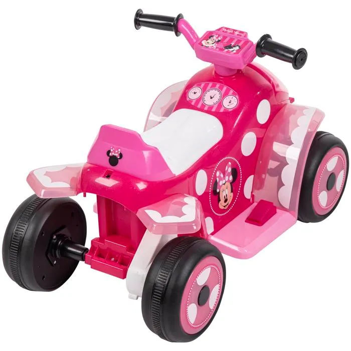 Quad électrique de Disney Minnie par Huffy, pour enfant de 1,5 à 3 ans, rose-2