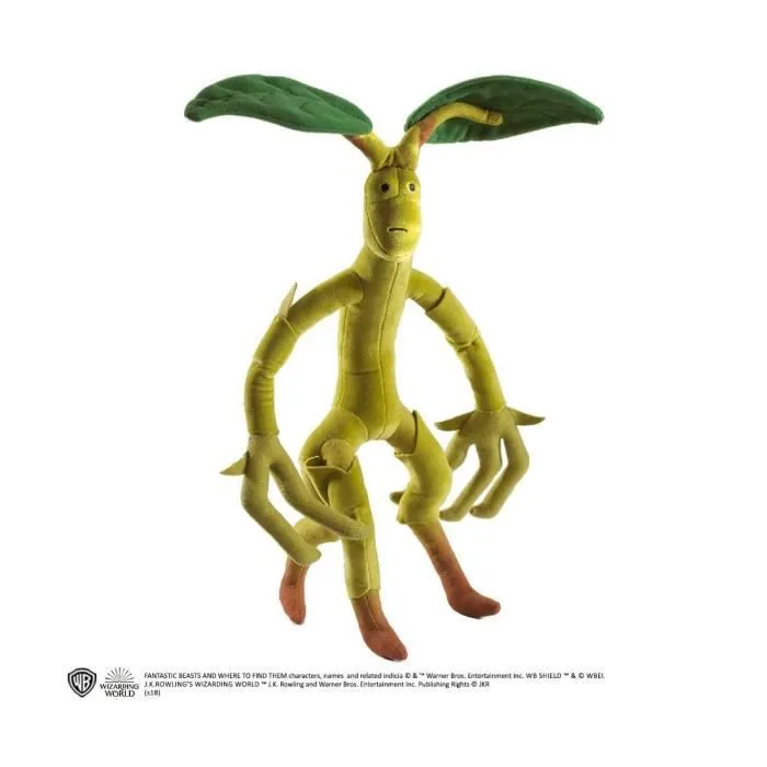 Peluche Bowtruckle 35 cm - Les Animaux fantastiques - Noble Collection-0