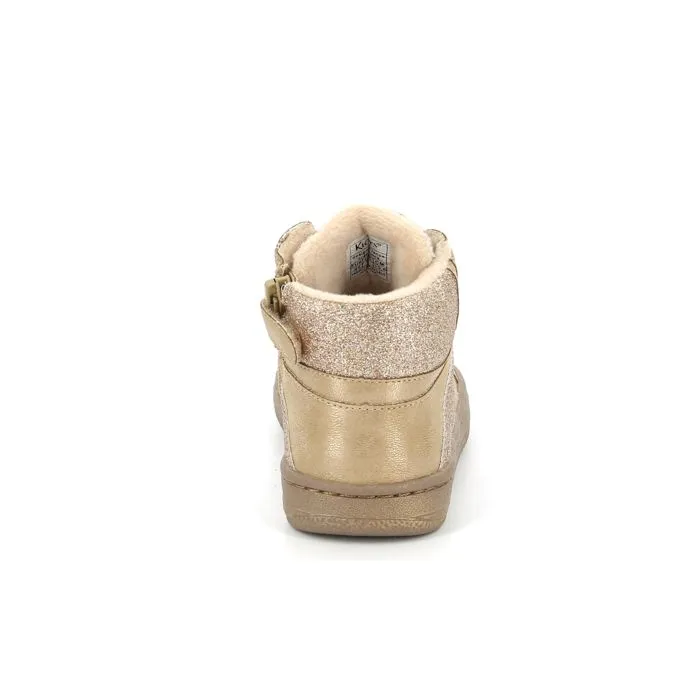 KICKERS Baskets hautes Lowell Champagne-2