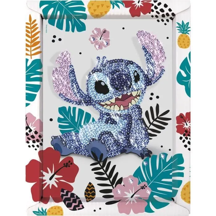Collection sequins STITCH, Jeu de création, Set Disney Stitch, Dès 7 ans, LANSAY-1
