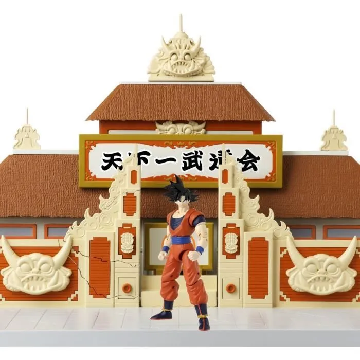 Diorama pour figurines - BANDAI - Dragon Ball Super - Arène Tenkaichi Budokai - 36790-3