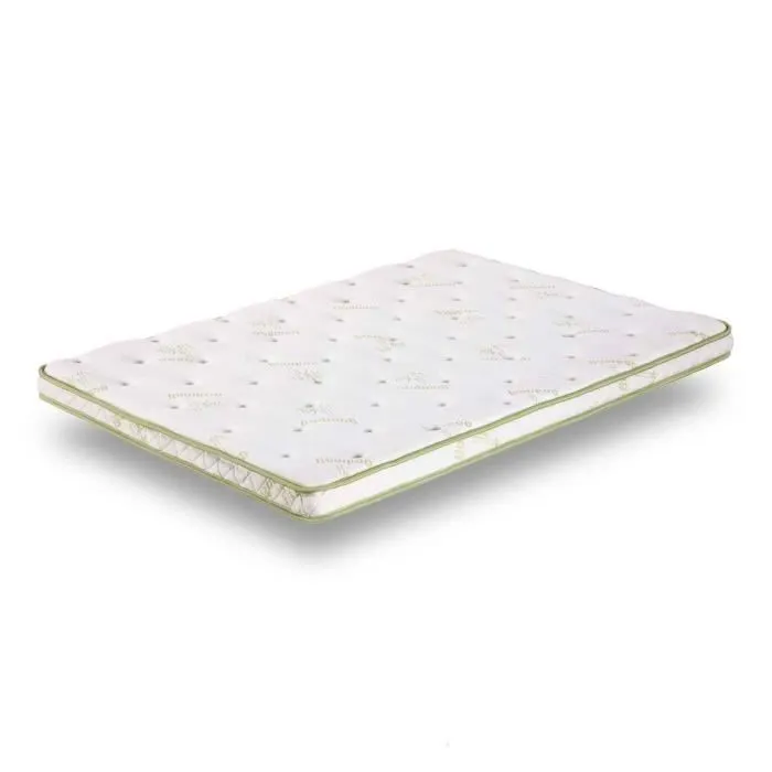 Surmatelas Bambou Soft 90x190 Sampur | Épaisseur 8 cm | Mémoire de Forme | Mousse Haute Résilience | Confort Équilibré et Tonique-0