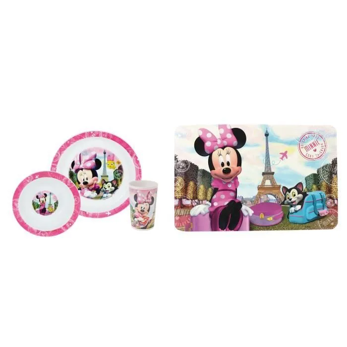 DISNEY MINNIE - Ensemble repas + set de table-0