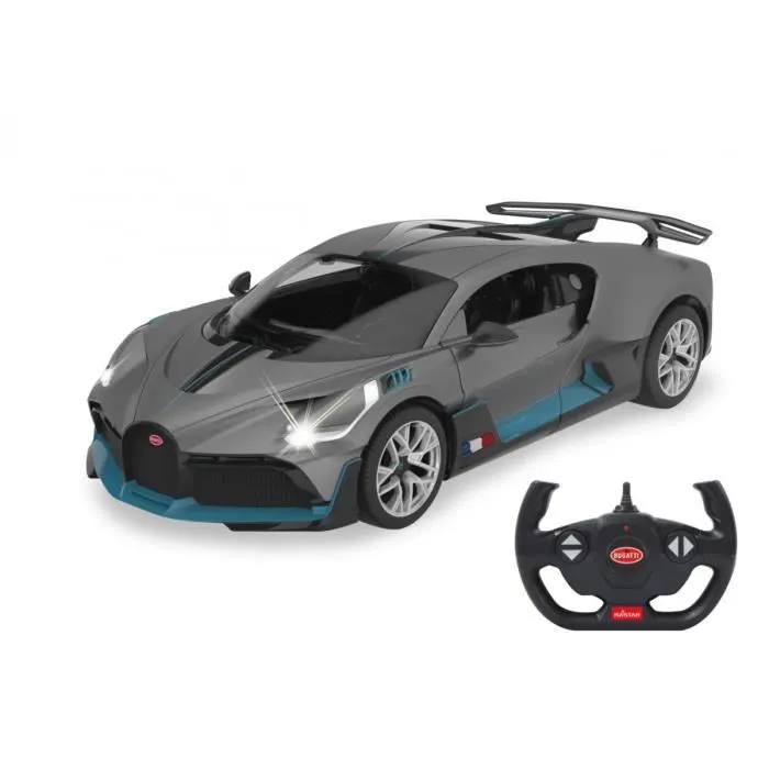 Voiture de course sur circuit - JAMARA - Bugatti Divo - Radiocommandé - Batterie intégré - Gris-3