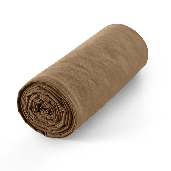 Drap housse 140 x 190 cm bonnet 30 cm "Prémium" pour lit 2 places-1