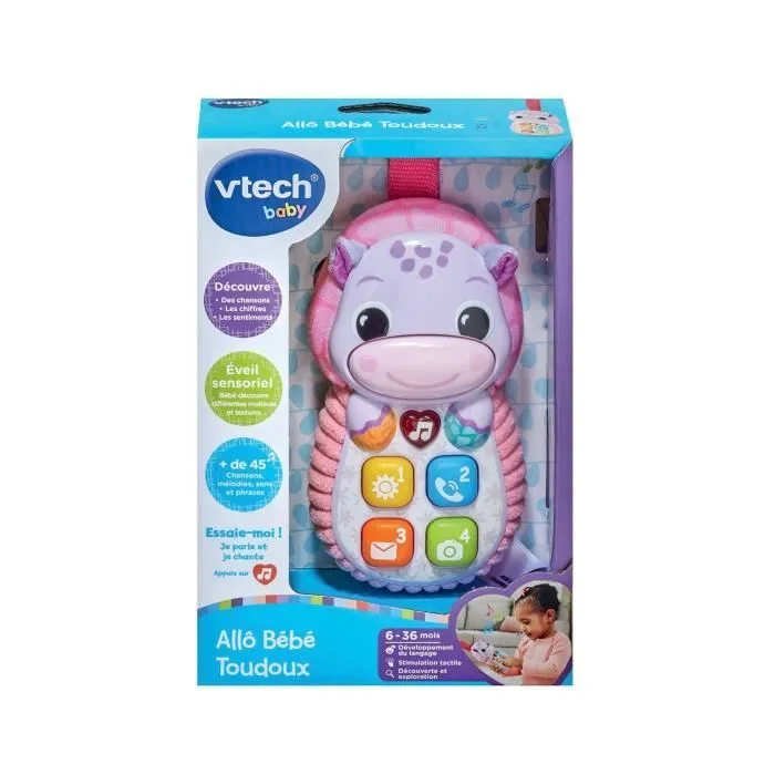 VTECH-ALLO BEBE TOUDOUX ROSE-1