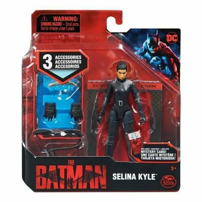 Figurine - Spin Master - Batman - 10 cm - Noir - Enfant - Mixte-0