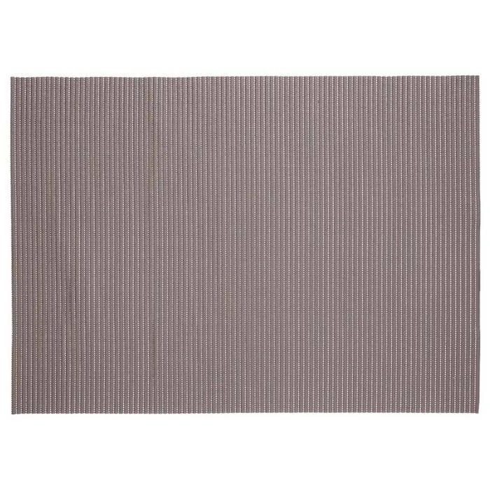 Tapis Salle de Bain Mousse 65x90 cm Taupe-0