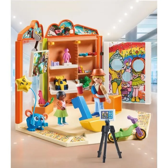 PLAYMOBIL 71536 Magasin de jouets, My Life, Le shopping, 78 pièces, Dès 5 ans-1