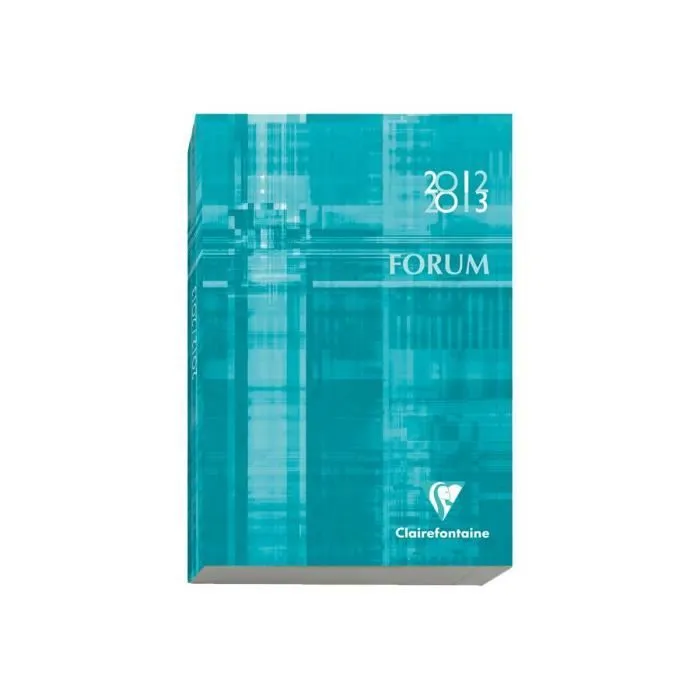 Agenda - Clairefontaine - Forum Metric - 1 jour par page - 120 x 170 mm - Couvertures assorties-0