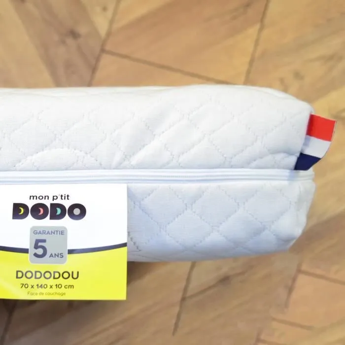 Matelas bébé anti acarien/bactérien Blanc 70x140x9 cm-2
