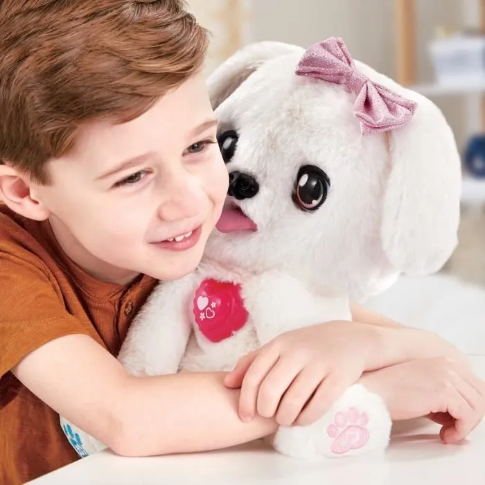 Vtech kisskiss - Mon toutou bisous blanc-3