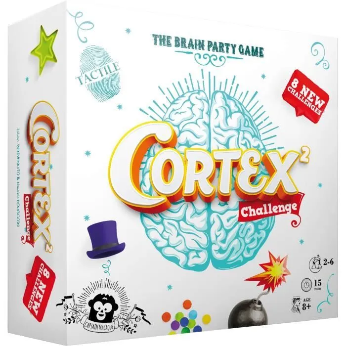 Zygomatic | Cortex 2 : Challenge | Jeu de société | À partir de 8 ans | 2 à 6 joueurs | 15 minutes-0