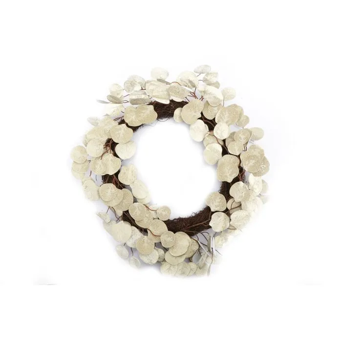 Heart of the home - Couronne de Noël design Eucalyptus - Diam. 58 cm - Doré-0