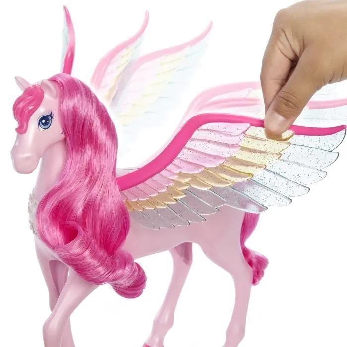 Barbie®-Pégase Rose Sons et Lumières-Coffret Barbie A Touch of Magic HLC40-5