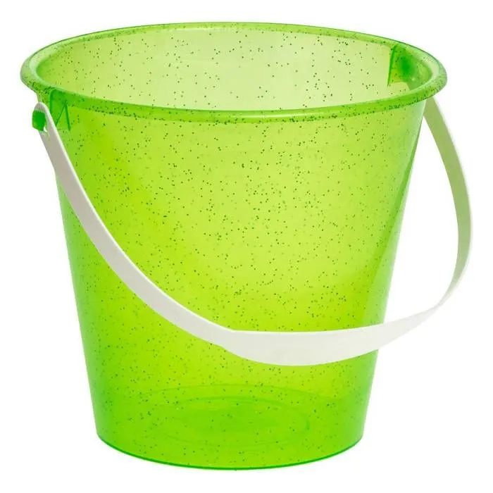 Seau de plage vide pailleté - Intex - Jaune-4