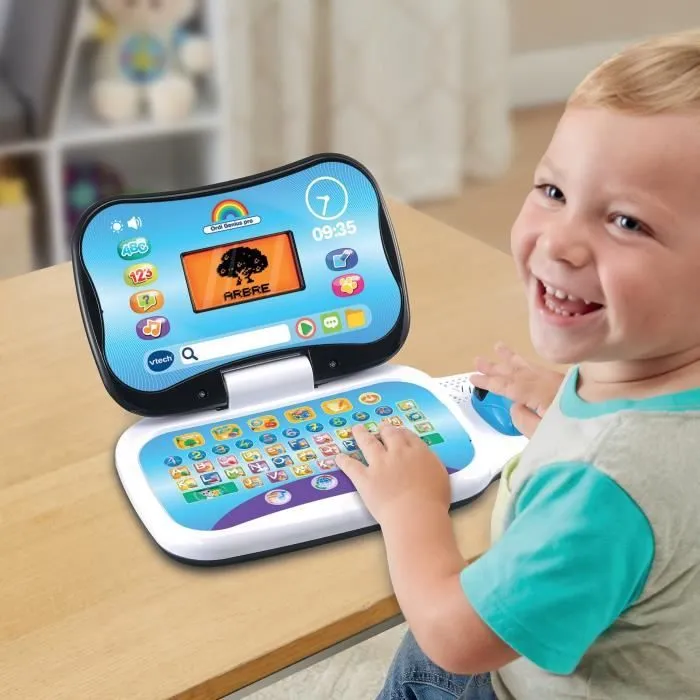 Ordinateur éducatif VTECH ORDI GENIUS PRO NOIR pour enfants de 3 à 7 ans avec souris et 20 activités incluses-4