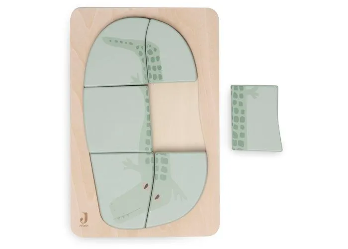 Puzzle en Bois - Jungle Jambo - Croco-1