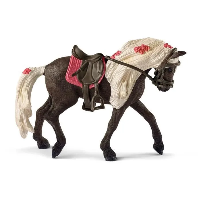Figurine de Jument Rocky Mountain Horse Spectacle équestre - Jouet Cheval pour Garçons et Filles - Expérience de Vie à la Ferme-0