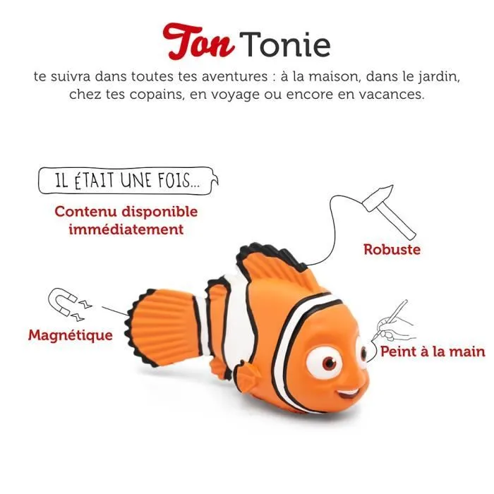 Figurine Audio TONIES® - Disney - Le Monde de Nemo - Enfant - Blanc-1