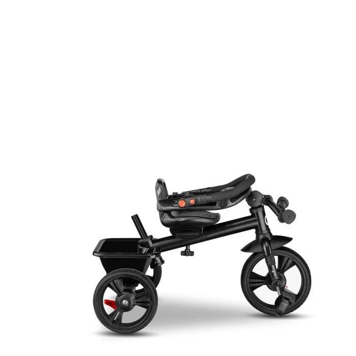 LIONELO Haari - Tricycle bébé évolutif - Jusqu'à 25 Kg - Siège réversible - Grand Panier Sac - Porte-gobelet - Roue Libre - Noir-3