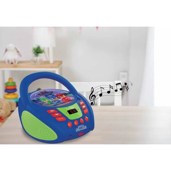 Lecteur CD portable avec prise micro Pyjamasques-4