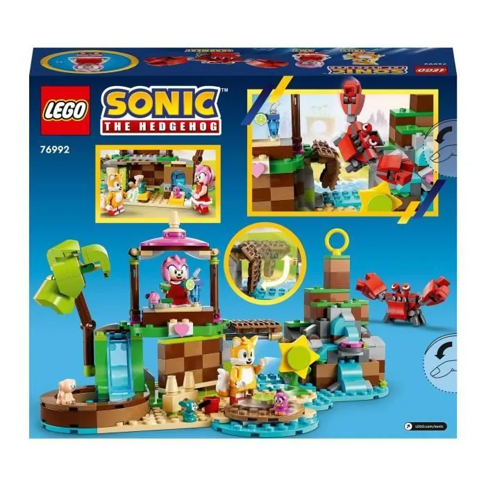 LEGO® Sonic the Hedgehog 76992 L'île de Sauvetage des Animaux d'Amy, Jouet avec 6 Figurines, pour Enfants-5