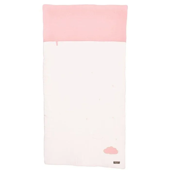 Édredon - LILY POUDRÉE - Rose - 100% coton - 140x70 cm-0
