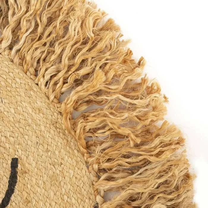 Atmosphera Kids - Tapis enfant rond Lion - Diam 90 cm - Jute-2