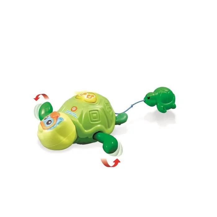 Jouet de Bain - VTECH BABY - Maman Tortue et son Bébé Nageur - Vert - Mixte - 12 mois et plus-1