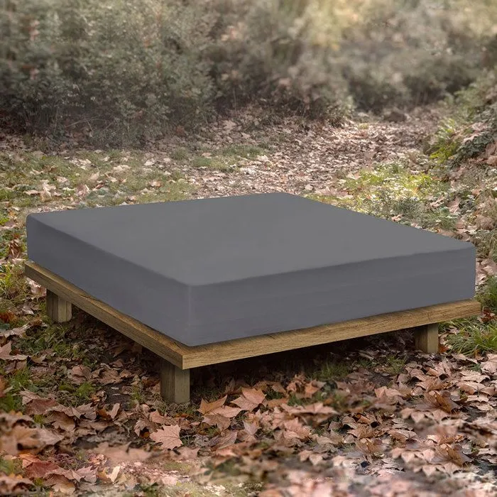 Alèse B-SENSIBLE Gris anthracite 80x190 cm | Impermeable & Anti-acariens | Gris-1