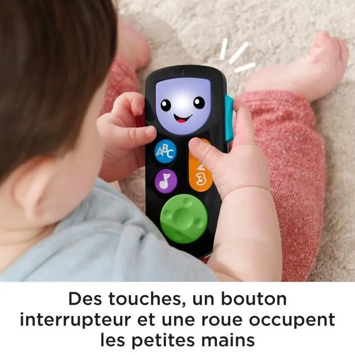 Fisher-Price - Ma première télécommande Rires et éveil - Eveil bébé - Dès 6 mois HGY48-5
