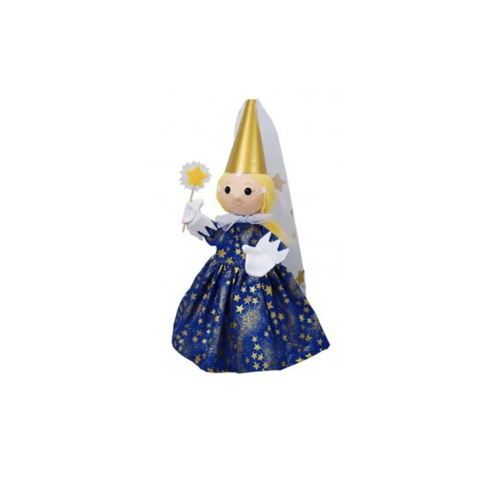 Marionnette Fee Bleue 35 cm-3