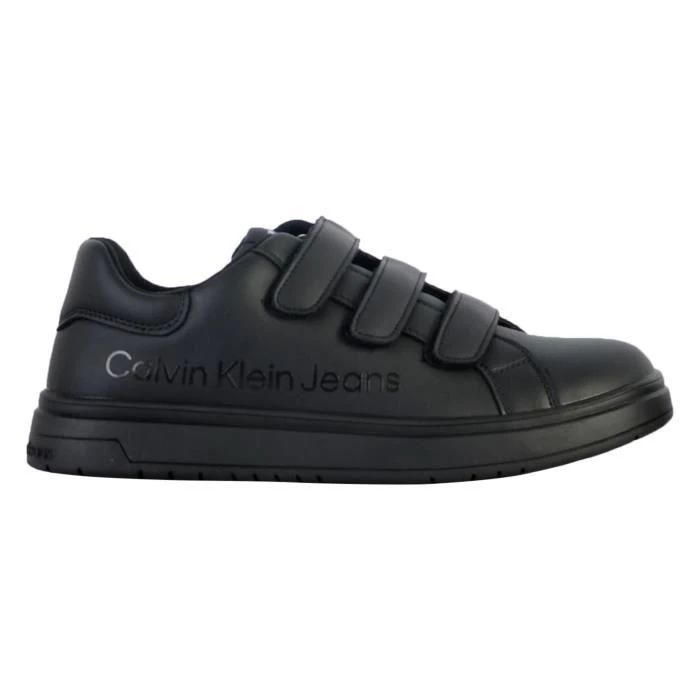Basket Cuir Calvin Klein Jeans Juniors Low Cut Velcro-2