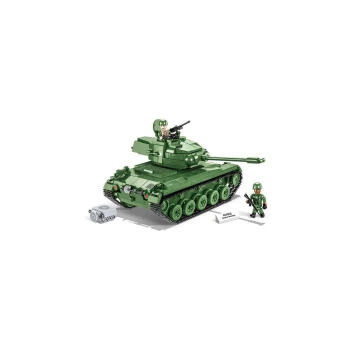 Jeux de construction - Guerre du Vietnam Tank M41A3 Walker Bulldog - 625 pièces - 2 figurines Cobi-3