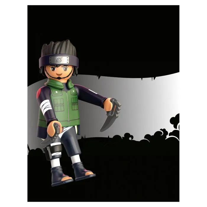 Figurine - PLAYMOBIL - Asuma - Naruto Shippuden - Vert - Multicolore - Enfant-2