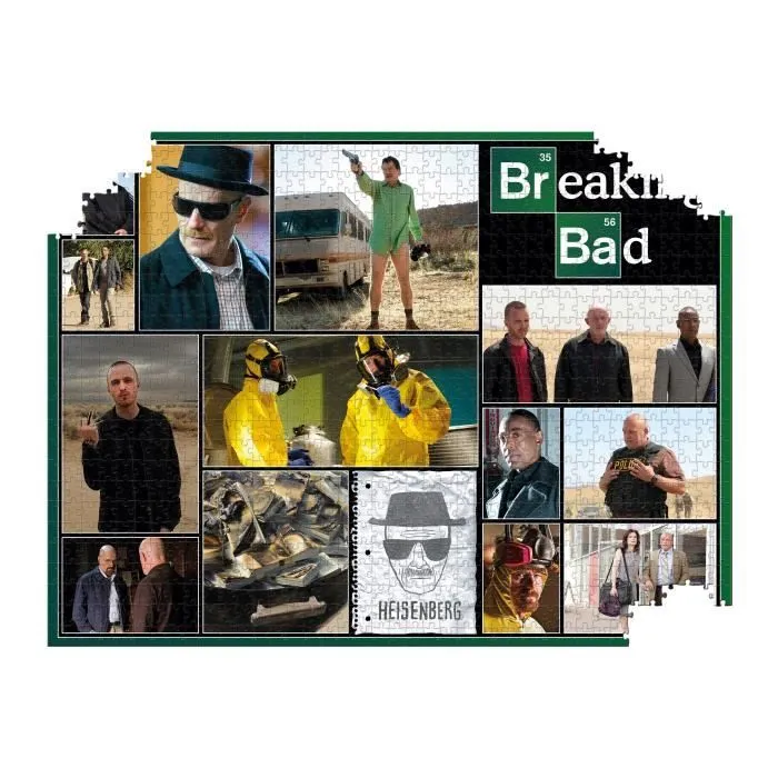 Puzzle Patchwork 1000 pcs - Breaking Bad - ASMODEE - Licence officielle - ImAges cultes de la série-3