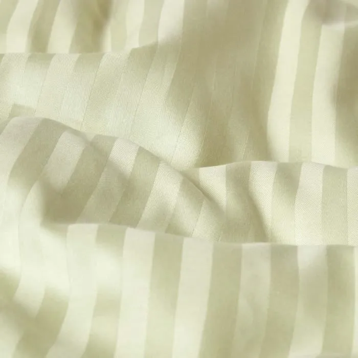 Taie d'oreiller spécial oreiller cervical en coton égyptien 330 fils Forme V vert sauge-3